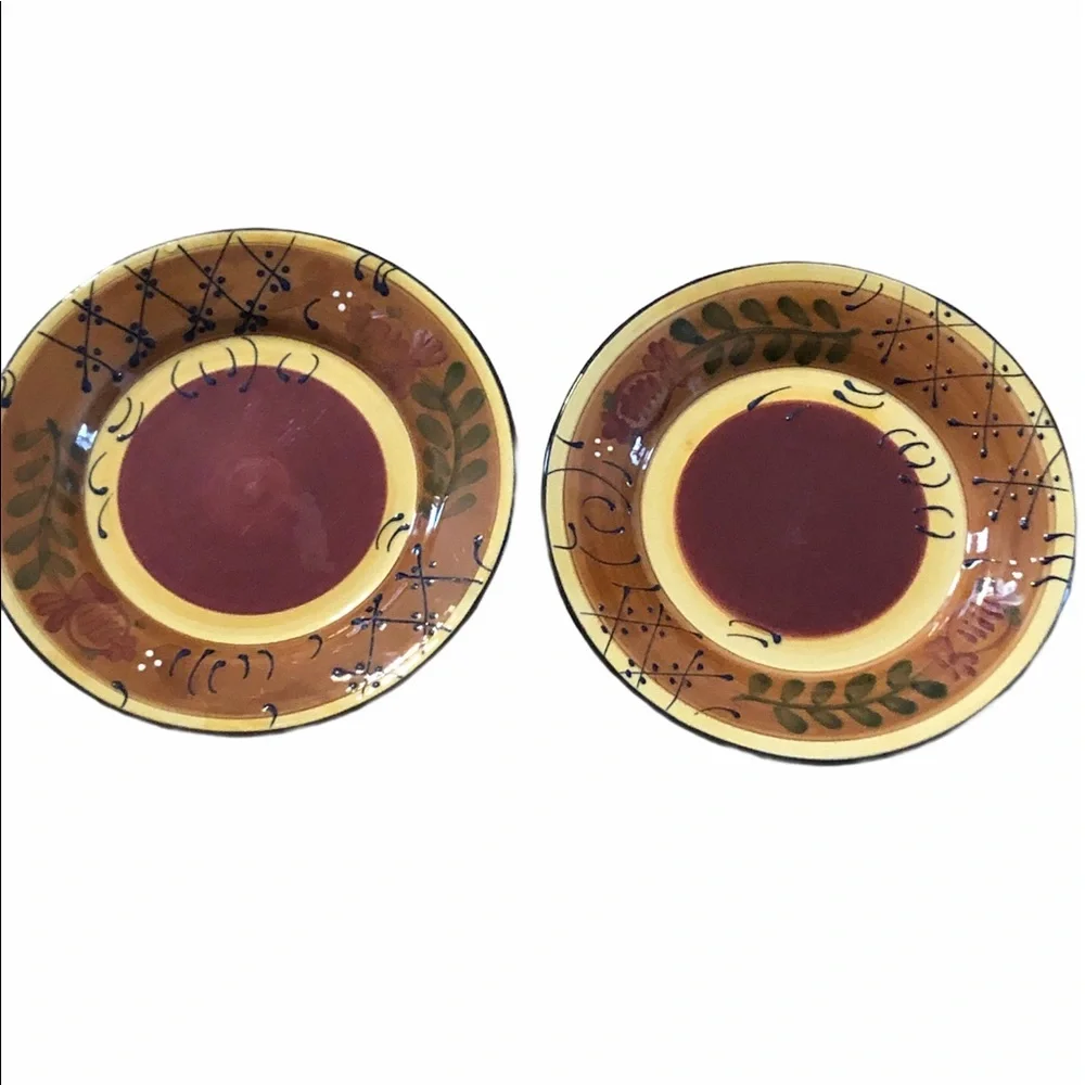 Two Ambiance Romance Salad 9” salad Plates